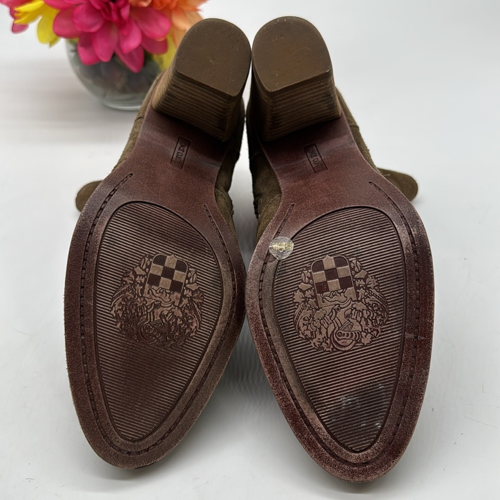 Vince Camuto Brown Suede Ankle Boot Size 8.5 MCA7094K - Picture 5 of 7